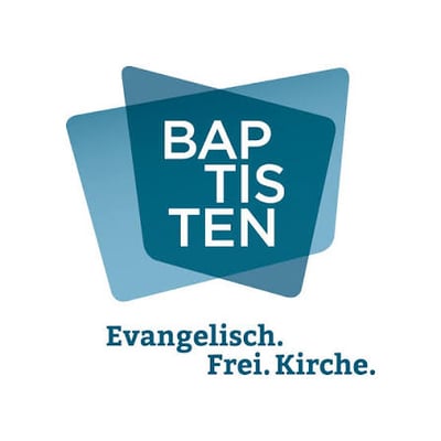 Logo: Baptisten – Evangelisch. Frei. Kirche.