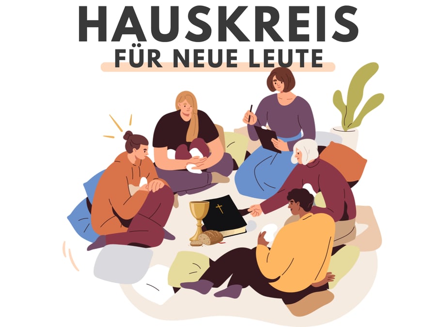 Grafik: Hauskreis für neue Leute